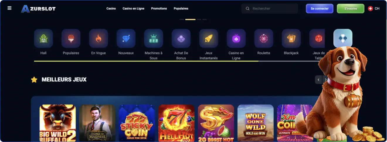 Azur Slot Gaming-Plattform
